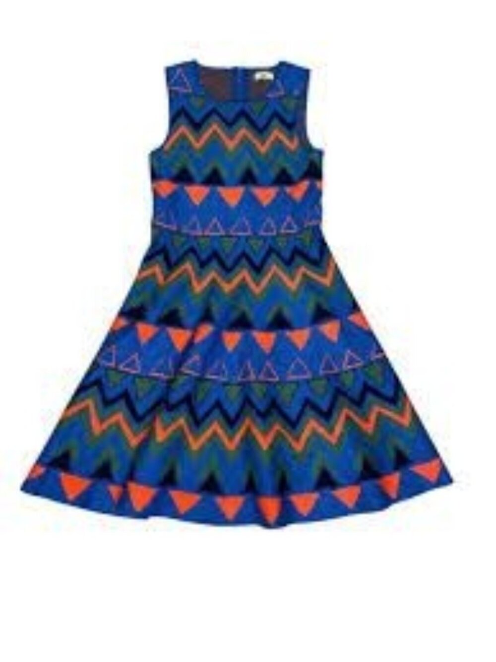 Issa London Geometric Print Knit Dress, Size Small